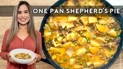 ONE PAN SHEPHERDS PIE | Quick & Easy Skillet Shepherds Pie