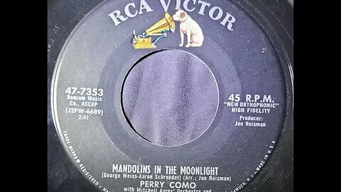 Perry Como, Mitchell Ayres' Orchestra and the Ray Charles Singers – Mandolins in the Moonlight