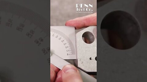 Checking Angles with a Steel Protractor