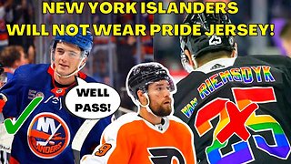 New York Islanders WILL NOT Wear LGBTQ PRIDE NIGHT Jerseys & Tape! Woke NHL Takes Another L!