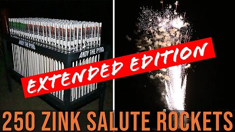 250 FIREWORK Salute Rockets all at once [EXTENDED EDITION]