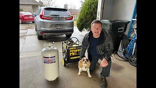 Champion Dual Fuel Generator - Running Propane for the First Time