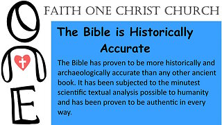 The Bible is Historically Accurate