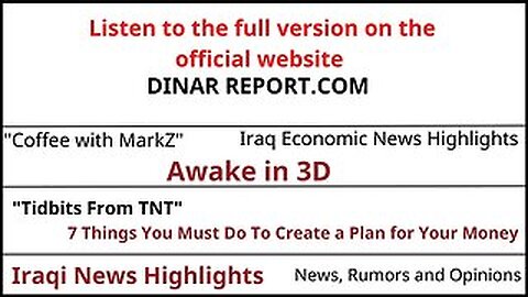 Iraqi Dinar Guru opinions 5-31-2024