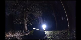 Walking around at night in a woodland. Nightlapse. GOPRO.18th Jan 2023