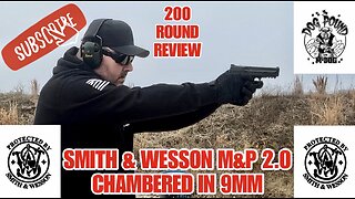 SMITH & WESSON M&P 2.0 9MM 200 ROUND REVIEW!