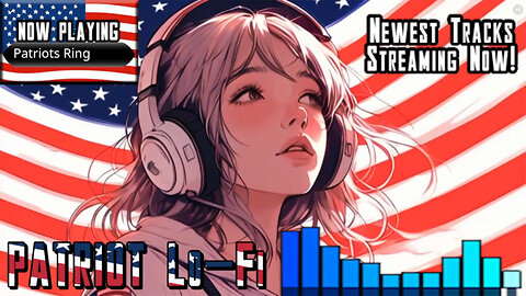 🎶 Stars, Stripes, and LoFi 🇺🇸 - Inspiring Beats for Study and Relaxation