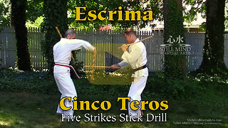 Cinco Teros Escrima Five Strike Filipino Stick Fighting Drill