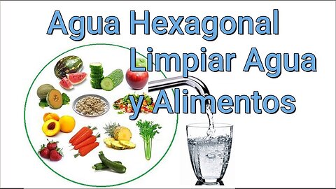 LIMPIAR, REESTRUCTURAR Y ENERGIZAR EL AGUA Y LOS ALIMENTOS