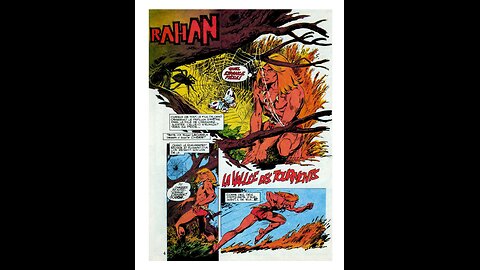 Rahan. Episode Eighty. By Roger Lecureux. The Valley of Torments. A Puke (TM) Comic.