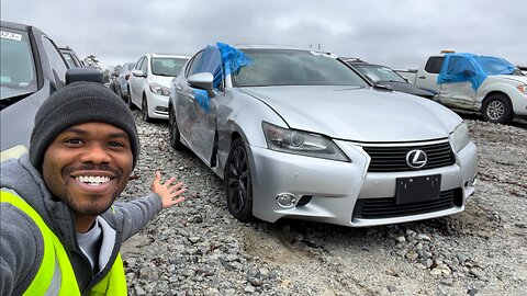 I WENT TO COPART JUST TO LOOK AT & BUY THIS WRECCKED LEXUS GS 350!
