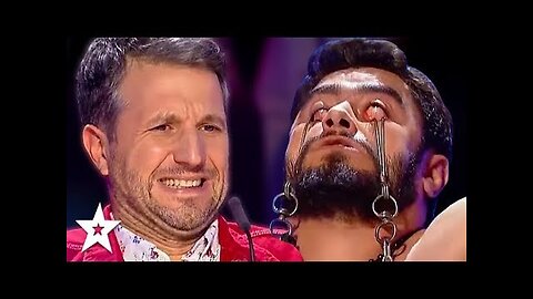 Judges Can't Watch DANGEROUS Audition on Romania's Got Talent