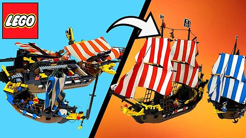 Cleaning 40 Year Old LEGO Pirate Ships!