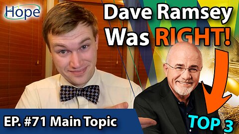 Top 3 Things Dave Ramsey Gets Right - Main Topic #71