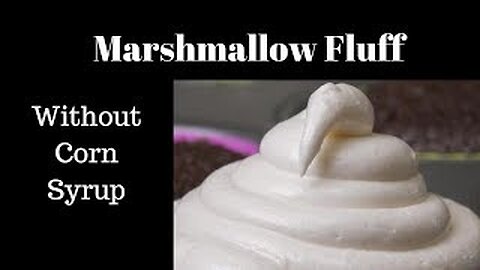 Homemade Marshmallow Fluff without Corn Syrup