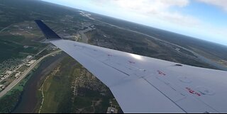 X-Plane 11 CRJ-200 FMOD soundpack demo KMLI-KDBQ-KBFA cabin view