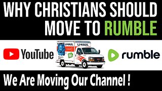 We Are Moving to Rumble (hate for Christians) (Persecution)