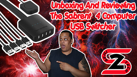 Unboxing And Reviewing The Sabrent 4 Computer USB Switcher - Must Have