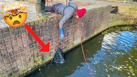 Magnet Fishing Gone Wrong! Found Strange Things Found in Amsterdam