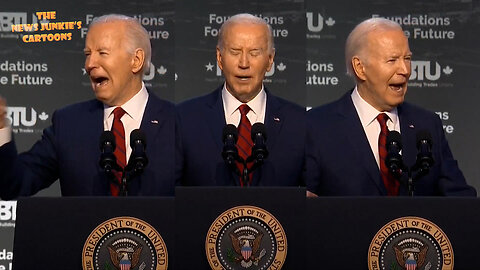 Biden Clown Show on steroids: "We're following my blue collar blueprint.. guess what? It's working!.. I still sometimes cut the yard... I cut the national debt so far!.. are you ready to choose freedom over democracy?"