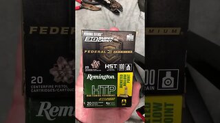 What's the Difference? Federal HST vs Remington HTP in 30 Super Carry