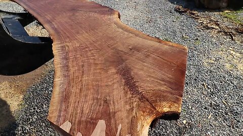 This Might Be The Most Figured Live Edge Slab On YouTube