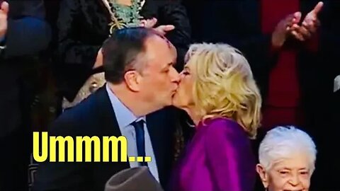 Um, Joe, why is Jill kissing Kamala’s husband on the Lips?