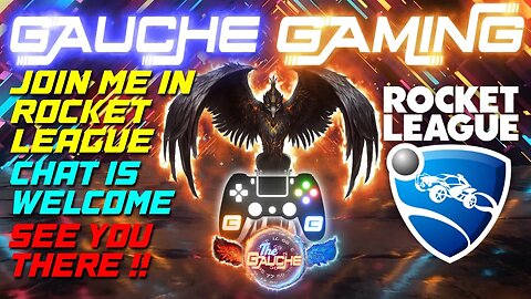 GAUCHE GAMING | First Live Gaming Stream! | Rocket League