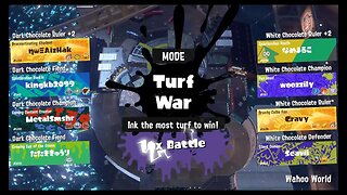 Splatoon 3 - Splatfest #4: Dark vs. Milk vs. White - Day 1 Pro Battles (Team Dark Chocolate!)