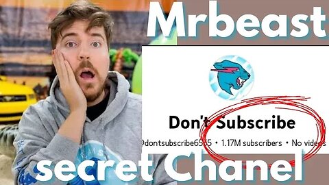 Mrbeast secret YouTube channel ( subscribe for a $1 )