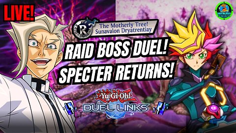 SPECTER RETURNS + NEW VRAINS SUPPORT! - Raid Boss Duel - Yu-Gi-Oh! Duel Links #live #vrains #yugioh #redux