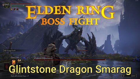 Elden Ring : Boss Fight - Glintstone Dragon Smarag (Tough Fight)