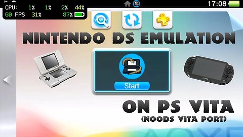 Nintendo DS Emulation on a PS Vita (NooDS Vita Port)