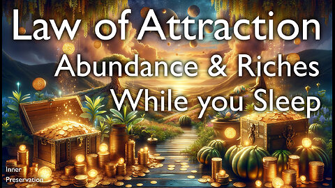 Abundance & Riches While You Sleep - Law of Attraction, Softly Spoken Affirmations For Health