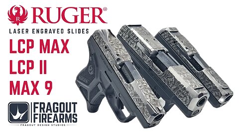 Engraved Slides For Ruger MAX 9 | LCP2 | LCP Max |