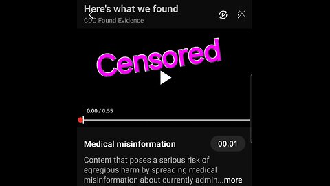 YouTube Censor