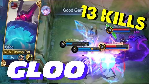 Gloo’s 13 KILL Ranked Mobile Legends Frenzy
