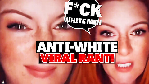 UNHINGED woman goes on RANT about WHITE MEN being DANGEROUS!