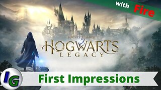 Hogwarts Legacy First Impression Gameplay on Xbox with Fire