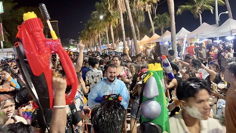 Sonkran Festival Pattaya Thailand ~ World's Biggest Water Fight