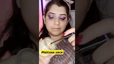 mascara hack #hack #makeuphacks #ytshorts #mehsimcreations #shorts #youtubeshorts #shortsfeed