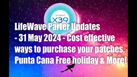 LifeWave Parter Updates - Cost effective ways to purchase, Punta Cana Free holiday & More!