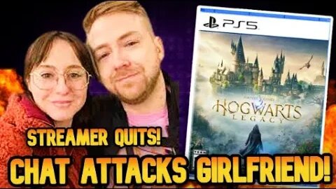 Girlfriend Reviews QUITS Hogwart's Legacy Stream Due to Chat Attacks!