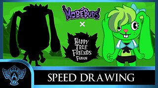 Speed Drawing: Happy Tree Friends Fanon - Lianna | Mobebuds Style