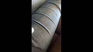 My leg in jeans