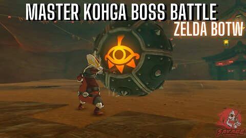 MASTER KOHGA BOSS BATTLE THUNDER HELM WALKTHROUGH ZELDA BOTW