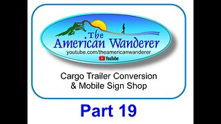 cargo trailer conversion part 19 - painting the walls