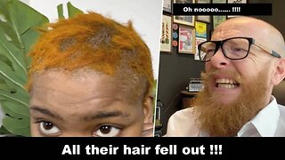 All their hair fell out !!! Hairdresser reacts to hair fails