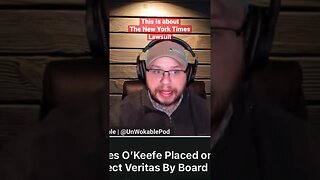 James O’keefe Was Placed On Leave Because Of The #Shorts #ProjectVeritas #newyorktimes