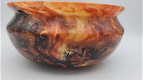 Black Cherry Burl in Lava 🍒